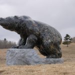 “The Marr Bear” Serpentine Stone Grizzly Bear